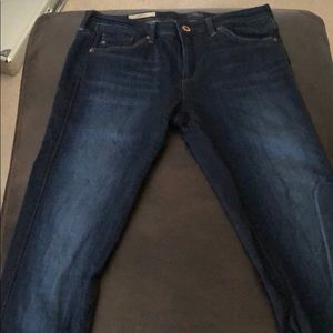 AG stilt cigarette Jean in dark wash